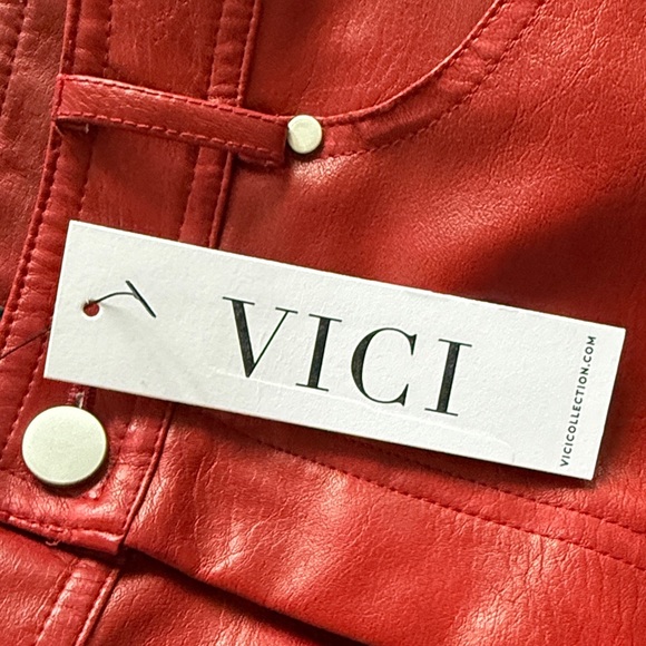 Emory Park Cherry Red Mini Skirt - Picture 3 of 5